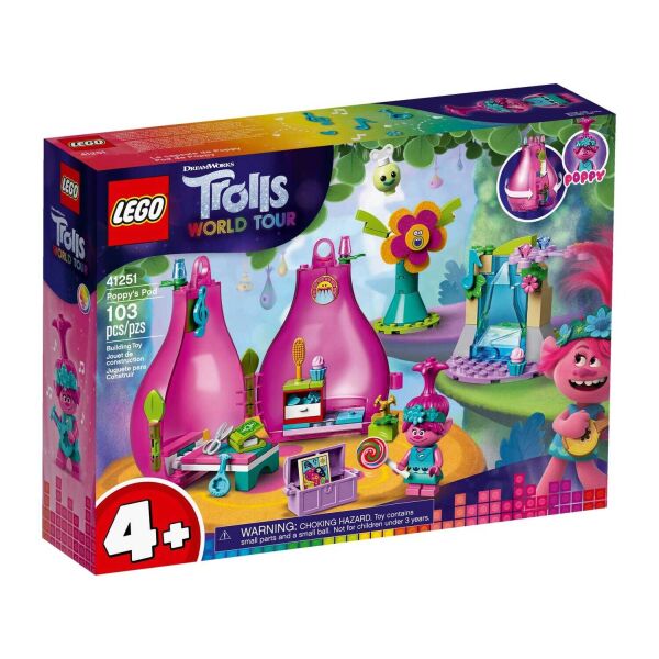 

LEGO Конструктор Trolls Домик-бутон Розочки 41251