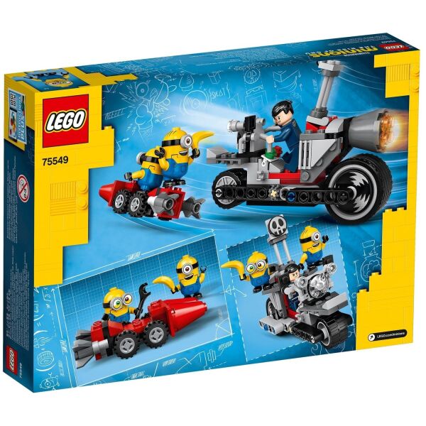 

LEGO Конструктор Minions Неудержимая погоня на мотоцикле 75549