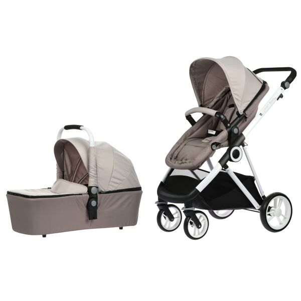 

Универсальная коляска 2в1 Miqilong Mi baby T900 Beige (T900-U2BG01) (T900-U2BG01)