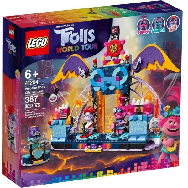 

LEGO Конструктор Trolls Концерт в городе Рок-на-Вулкане 41254