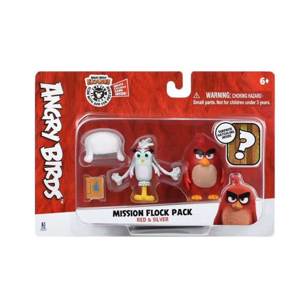 

Игровая фигурка Jazwares Angry Birds ANB Mission Flock Ред и Сильвер (ANB0007)