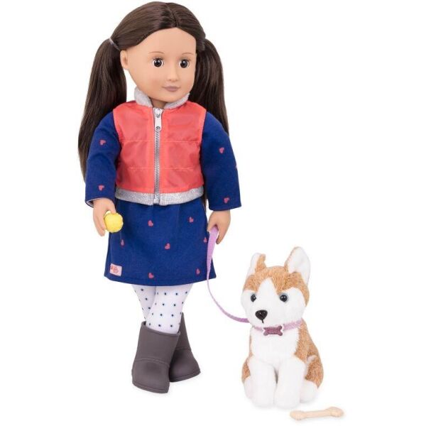 

Кукла Our Generation Лесли с собакой 46 см BD31201Z (BD31201Z)