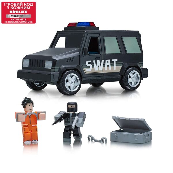 

Игровая коллекционная фигурка Jazwares Roblox Feature Vehicle Jailbreak: SWAT Unit W4, набор 2 шт. (10774R)