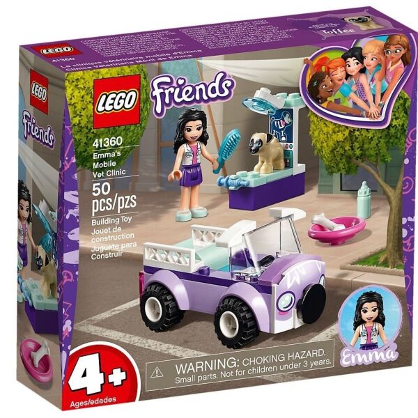 

LEGO Конструктор Friends Передвижная ветклиника Эммы 41360