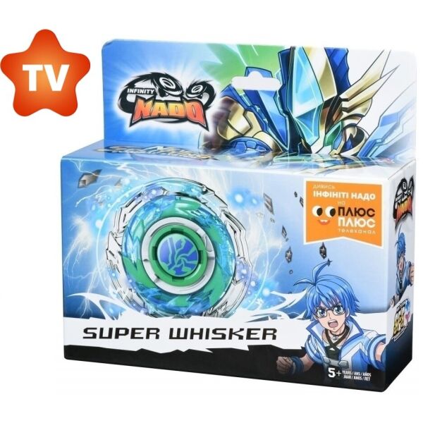 

Волчок Auldey Infinity Nado Стандарт Super Whisker Небесний Вихор закрытая упаковка (YW624311)
