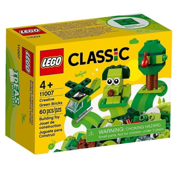 

LEGO Конструктор Classic Набор для конструирования зеленый 11007