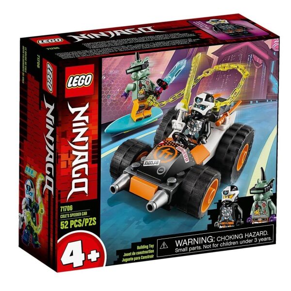 

LEGO Конструктор Ninjago Скоростной автомобиль Коула 71706