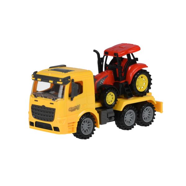 

Машинка инерционная Same Toy Truck Тягач Желтый с трактором 98-613Ut-1 (98-613Ut-1)