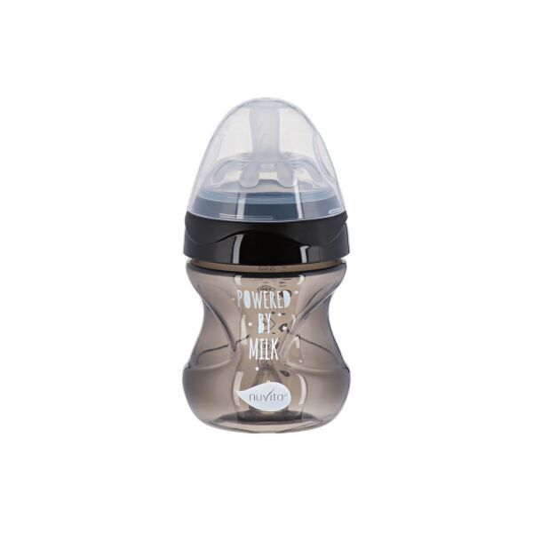 

Детская Антиколиковая бутылочка Nuvita NV6012 Mimic Cool 150мл черная (NV6012BLACK)