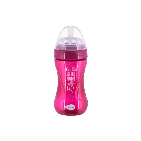 

Детская Антиколиковая бутылочка Nuvita NV6032 Mimic Cool 250мл пурпурная (NV6032PURPLE)