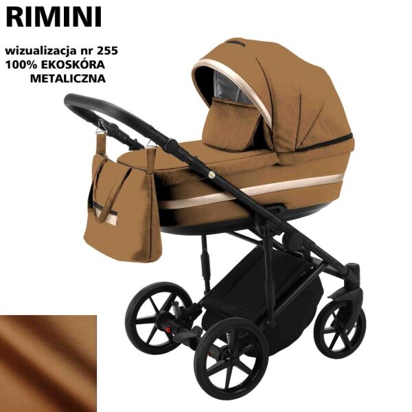 

Коляска 2 в 1 Adamex Rimini ECO кожа 100% RI-255(625261)