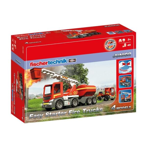 

Конструктор fisсhertechnik JUNIOR Easy Starter Пожарные машины (FT-554193)