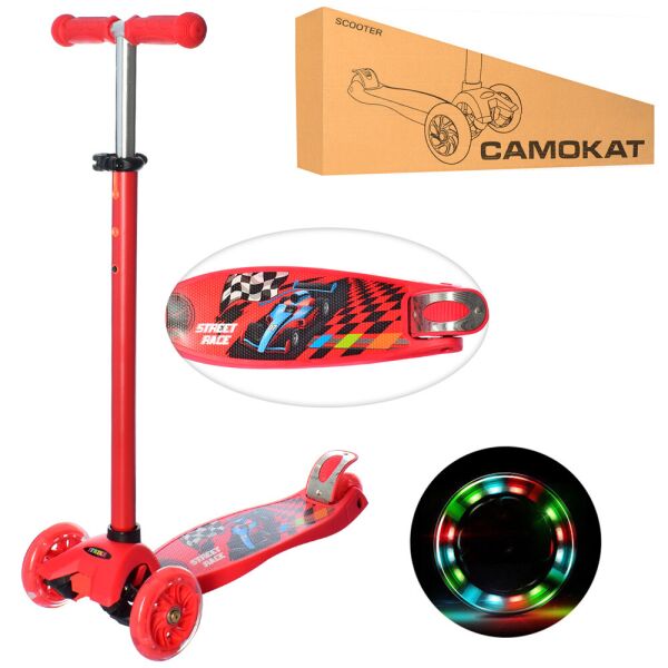 

Самокат детский iTrike JR 3-055-R MAXI, красный