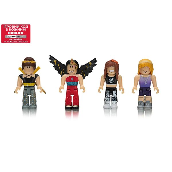 

Игровая коллекционная фигурка Jazwares Roblox Mix&Match Set Build a Billionaire Heiress W3,набор 4шт (ROG0125)