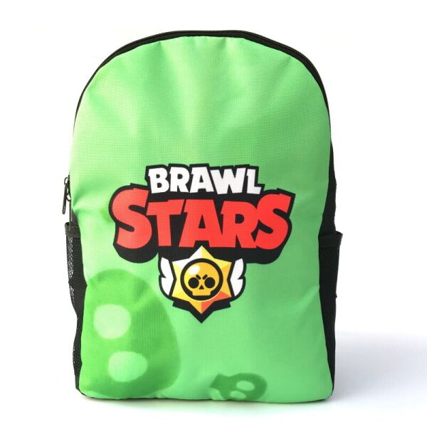 

Рюкзак подростковый Cappuccino Toys Бравл Старс Brawl Stars 1533-42 черный с зеленым