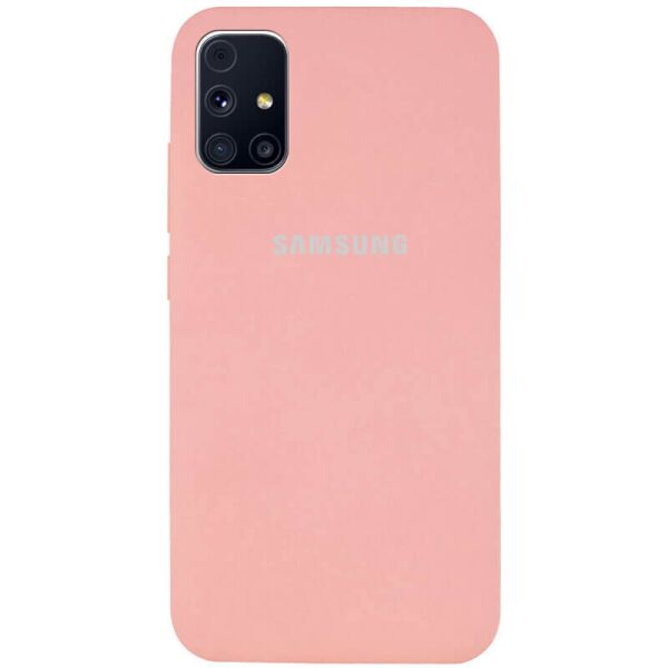 Акція на Чехол Silicone Cover Full Protective (AA) для Samsung Galaxy M31s Розовый / Pink від Allo UA