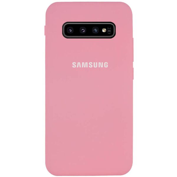 

Чехол Silicone Cover Full Protective (AA) для Samsung Galaxy S10 Розовый / Pink