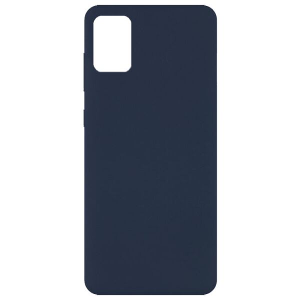 Акция на Чехол Silicone Cover Full without Logo (A) для Samsung Galaxy M51 Синий / Midnight blue от Allo UA