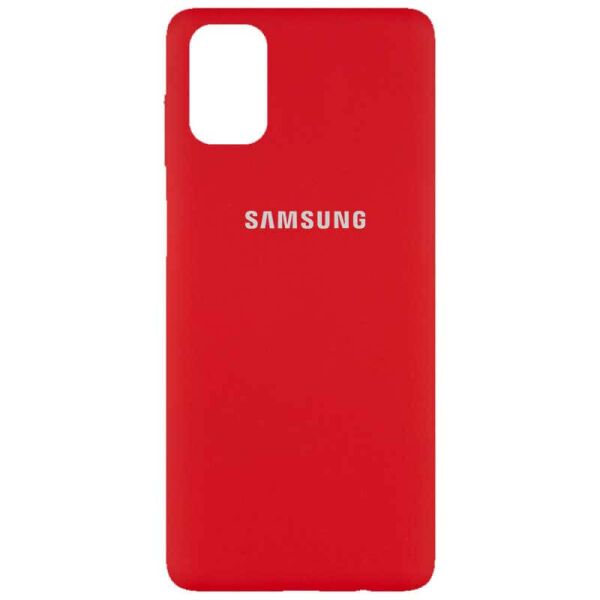 

Чехол Silicone Cover Full Protective (AA) для Samsung Galaxy M51 Красный / Dark Red