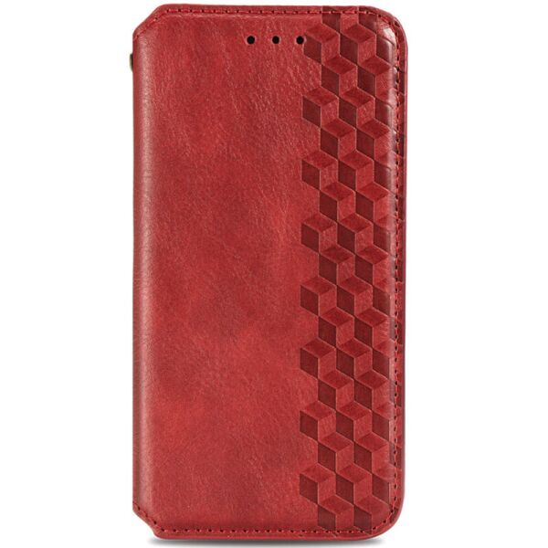 

Кожаный чехол книжка GETMAN Cubic (PU) для Samsung Galaxy M31s Красный