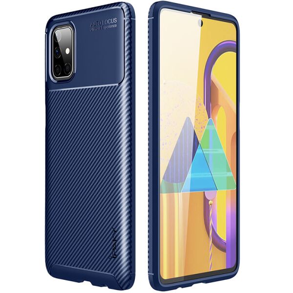 

TPU чехол iPaky Kaisy Series для Samsung Galaxy M51 Синий