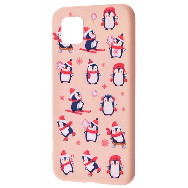 

TPU чехол WAVE Fancy для Samsung Galaxy Note 10 Lite (A81) Penguins / Pink sand