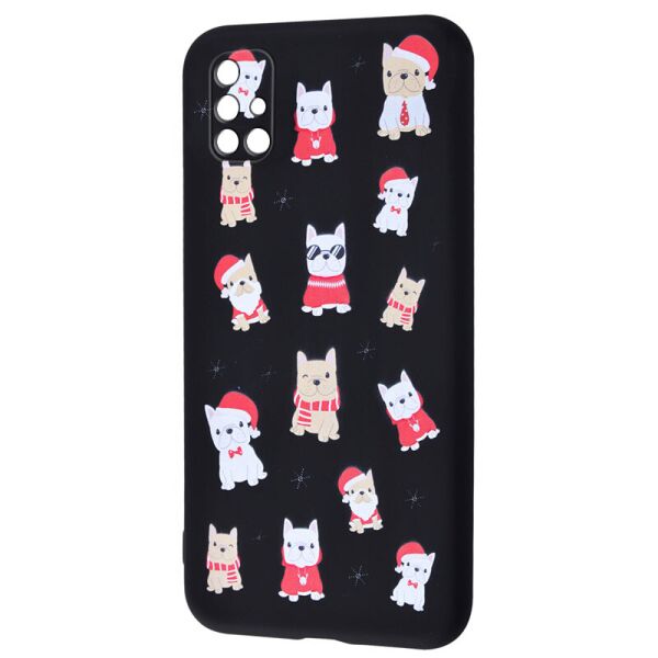 

TPU чехол WAVE Fancy для Samsung Galaxy M31s Dogs / Black