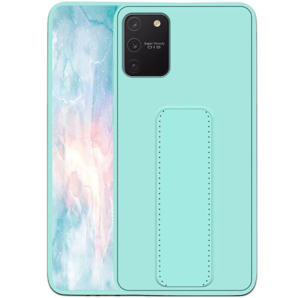 

Силиконовый чехол Hand holder для Samsung Galaxy S10 Lite Mint green