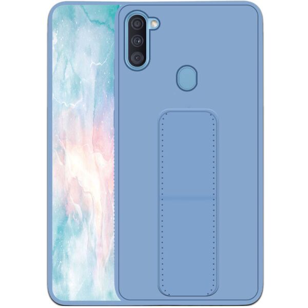 

Силиконовый чехол Hand holder для Samsung Galaxy A11 / M11 Light blue