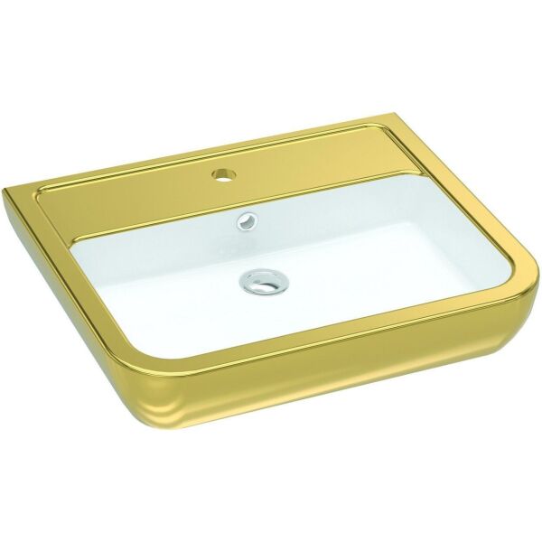 

Умывальник Idevit Halley 45x60 3201-0455-11, Золотой