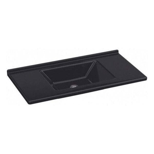 

Умывальник Idevit Merkur 26x50 0201-3507-07 левый, Черный