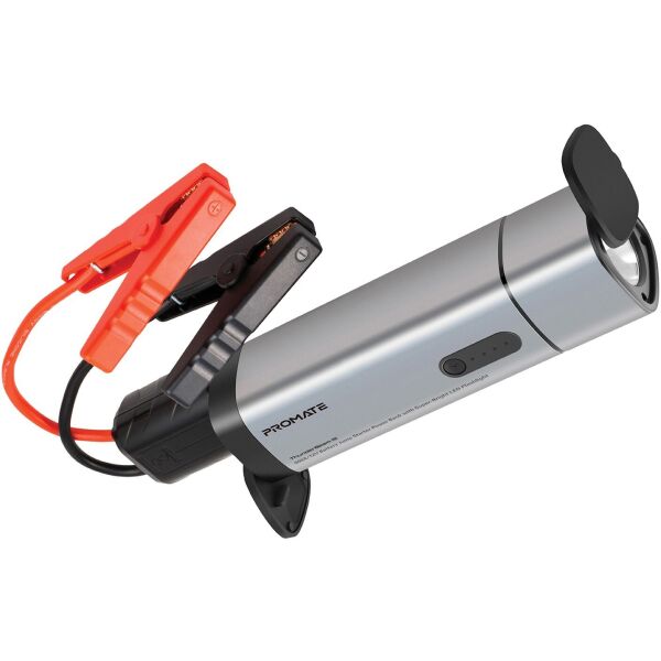 

Пусковое устройство-повербанк Promate ThunderBeam-15 15000 mAh 900A Jump Starter 2xUSB 2А LED Grey (thunderbeam-15.grey)