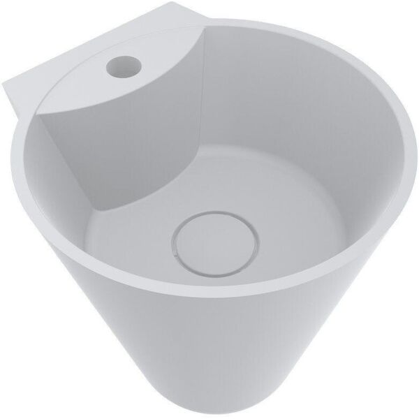 

Умывальник Miraggio Smart матовый из литого мрамора 360x370x373 00104202, Белый матовый