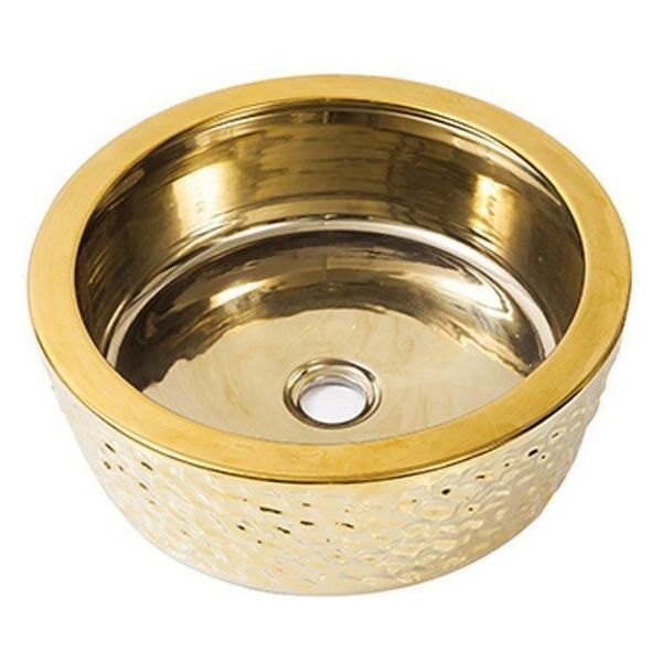 

Умывальник Newarc 42x42 золотой 5065G, Золотой