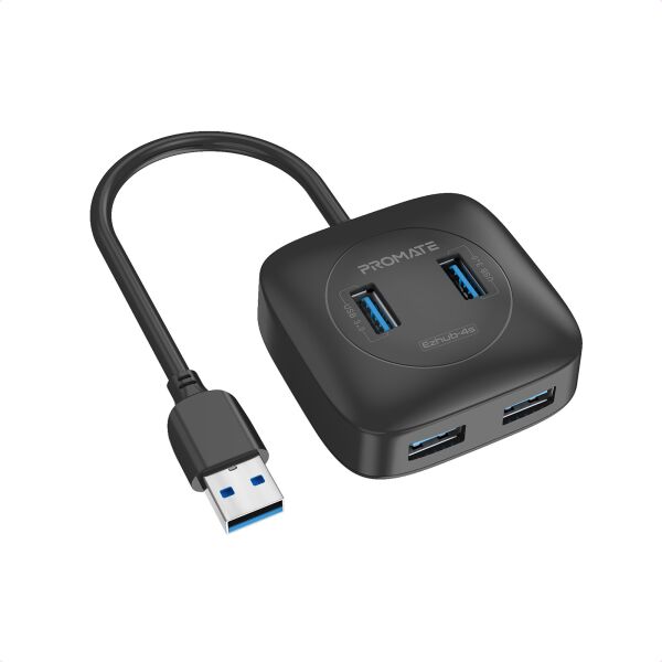 

USB-хаб Promate EzHub-4S 4xUSB 3.0 Black (ezhub-4s.black)