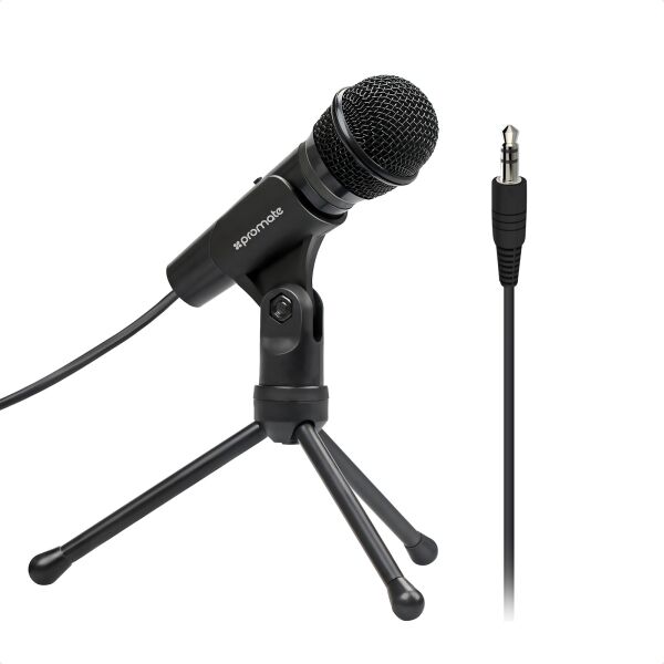 

Микрофон Promate Tweeter-9 Mini-jack 3.5 мм Black (tweeter-9.black)