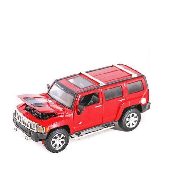 

Детская игрушка машина инерционная металлическая 68240A АВТОПРОМ,1:24 Hummer H3, свет, звук, открываются двери, р. 25*13*10 см