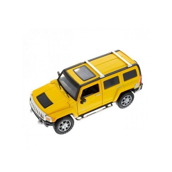 

Детская игрушка машина инерционная металлическая 68240A АВТОПРОМ,1:24 Hummer H3, свет, звук, открываются двери, р. 25*13*10 см, желтый