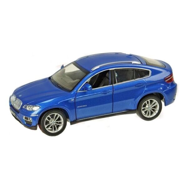 

Детская игрушка машина инерционная металлическая 68250A АВТОПРОМ 1:24 BMW X6, свет, звук, открываются двери, р. 24,5*12*10 см, синий