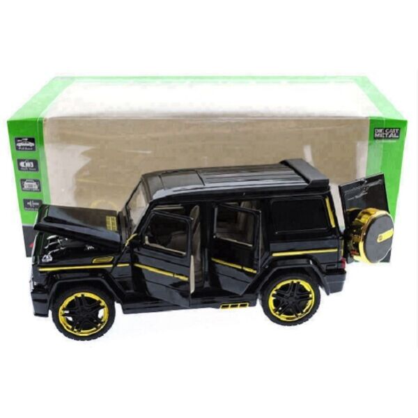 

Детская игрушка машина инерционная металлическая 7688 АВТОПРОМ 1:24 Mercedes-benz G65, свет, звук, открываются двери