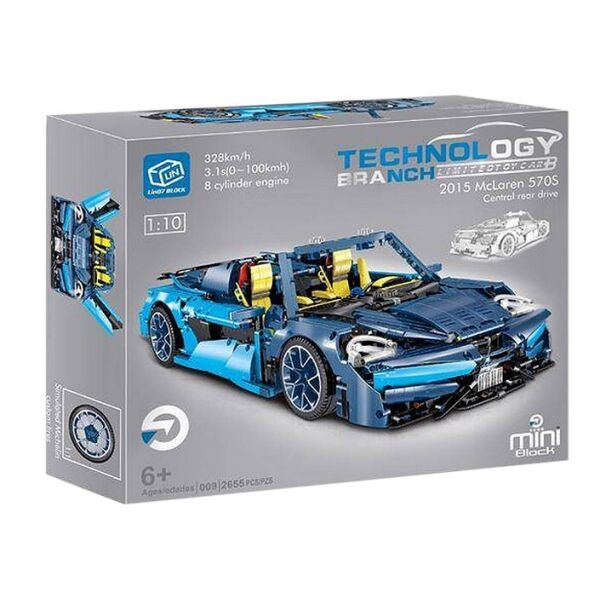 

Детский развивающий конструктор, Technology, Mclaren 2655дет 009 р.46*39,3*11см