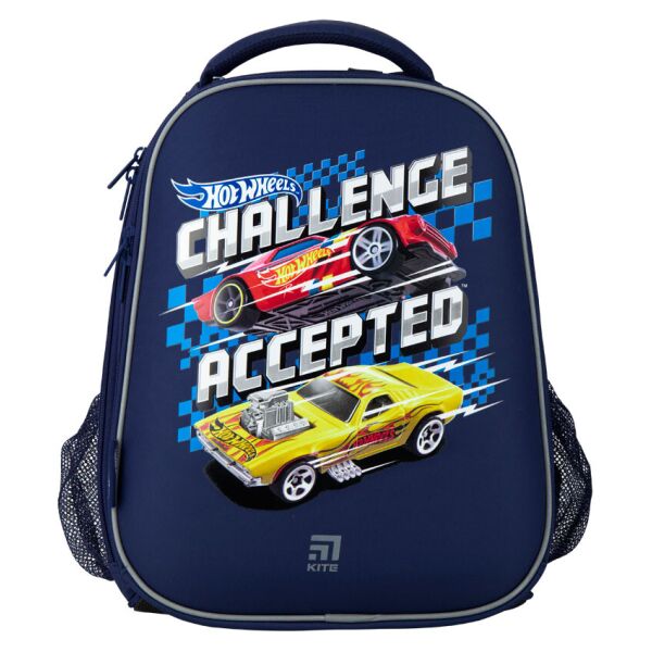 

Рюкзак Kite Кайт Education Hot Wheels 38 × 29 × 16 см 16 л каркасный синий (hw20-531m)