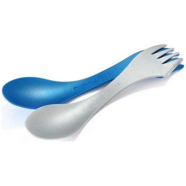 

Набор из 2-х ложек Light My Fire Spork original 2-pack (Petroleum/Silver) (LMF 41246313)