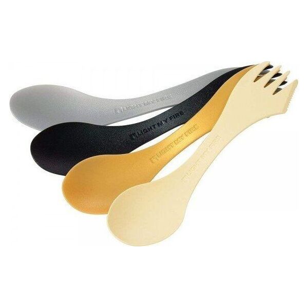 

Набор из 4-х ложек Light My Fire Spork original 4-pack (Old gold/Silver/Blackpearl/Passion Beige) (LMF 41246915)