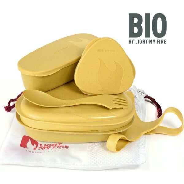 

Набор посуды Light My Fire LunchKit BIO 6 pcs (Musty Yellow) (LMF 2413710210)