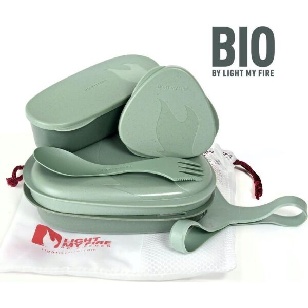 

Набор посуды Light My Fire LunchKit BIO 6 pcs (Sandy Green) (LMF 2413710610)