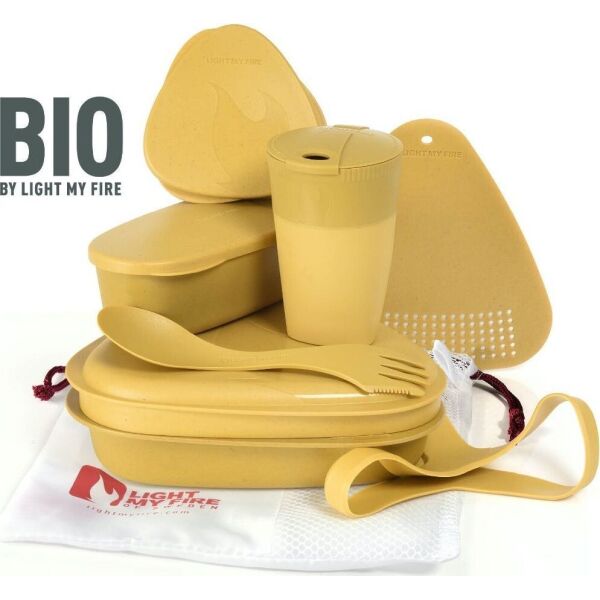 

Набор посуды Light My Fire MealKit BIO 8 pcs (Musty Yellow) (LMF 2413610210)