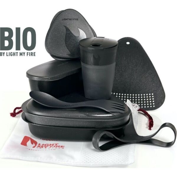 

Набор посуды Light My Fire MealKit BIO 8 pcs (Slaty Black) (LMF 2413611010)