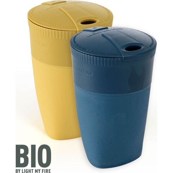

Набор посуды Light My Fire Pack-up-Cup BIO 2-pack (Musty Yellow/Hazy Blue) (LMF 2423911413)