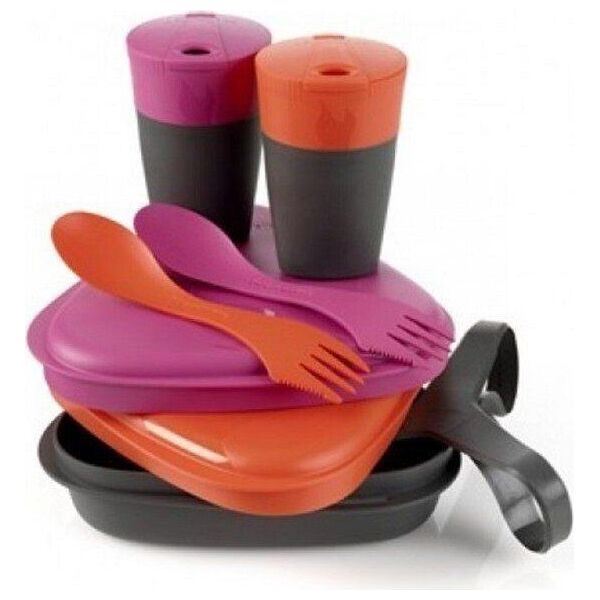 

Набор посуды для двоих Light My Fire Pack'n Eat Kit (Fuchsia/Orange) (LMF 50689340)